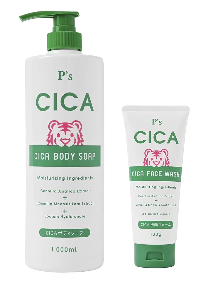 Amazon.co.jp: [Sold as a set] P's CICA body soap + P's CICA